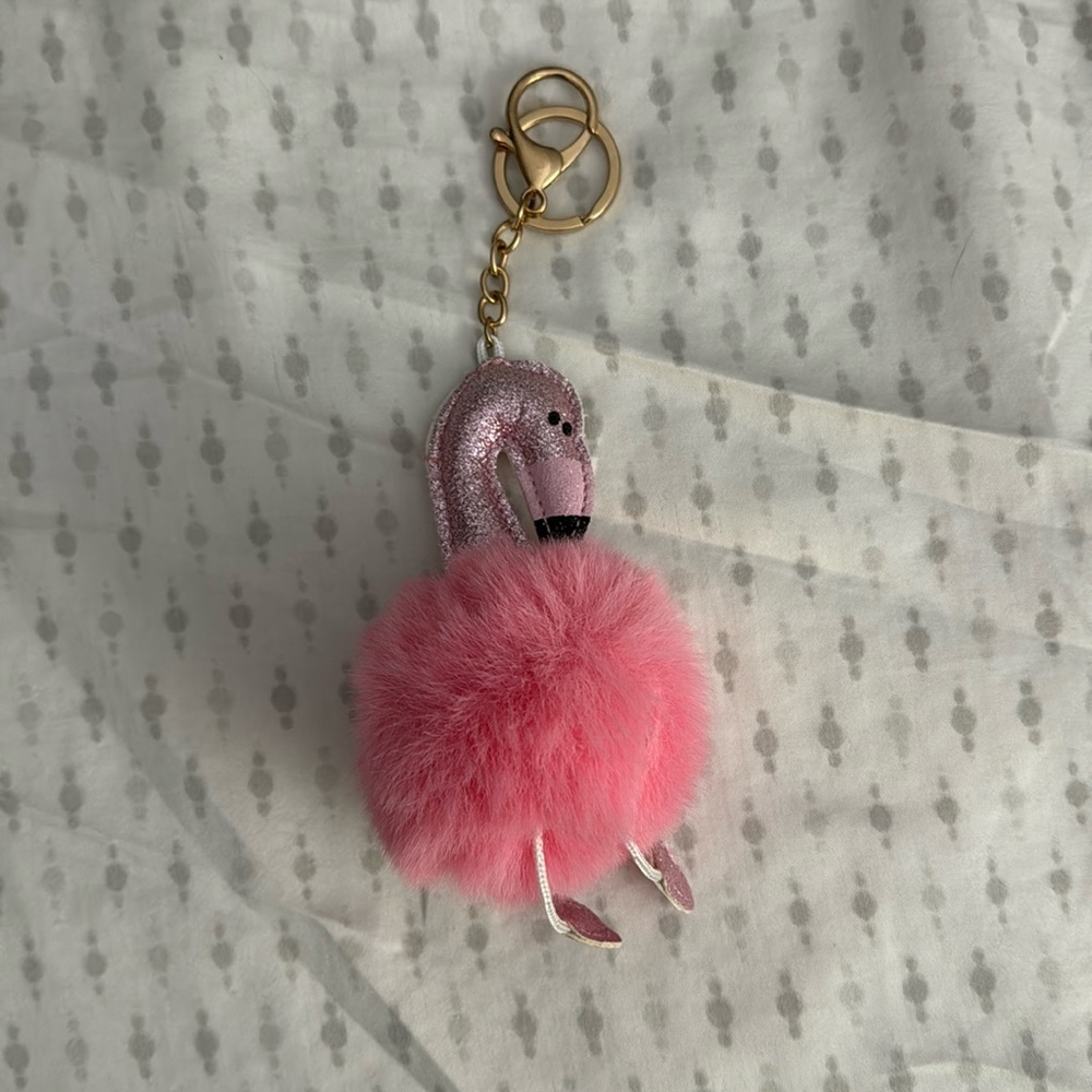 Flamingo keychain